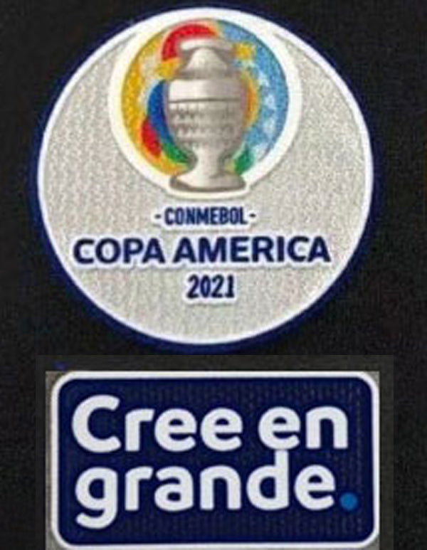2021 Copa América 2021 Cree Grande Parches/Letras