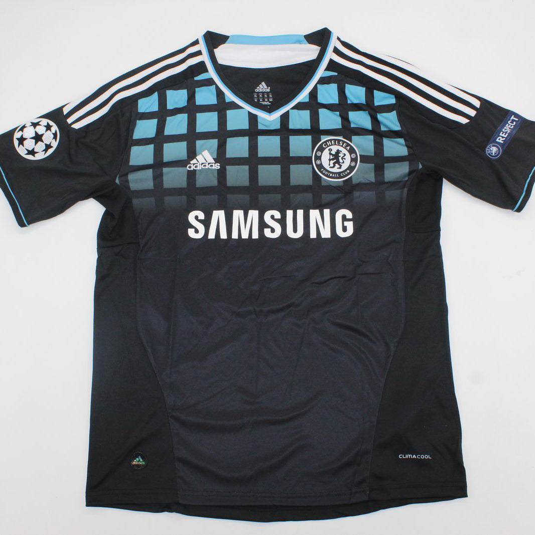 jersey 2011/12 chelsea visitante manga corta versión fan retro