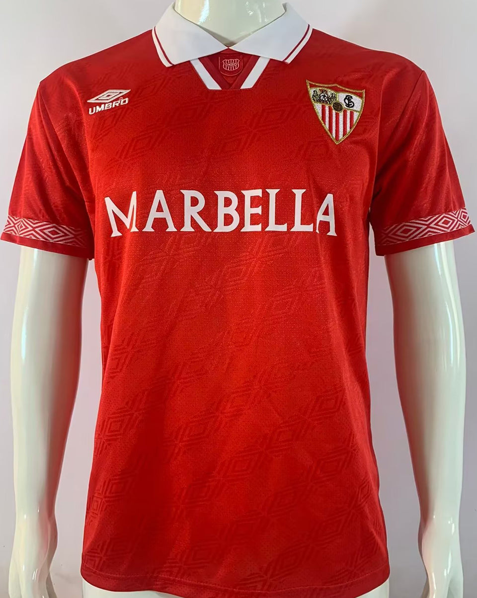 jersey 1994/96 sevilla fc visitante manga corta versión fan retro