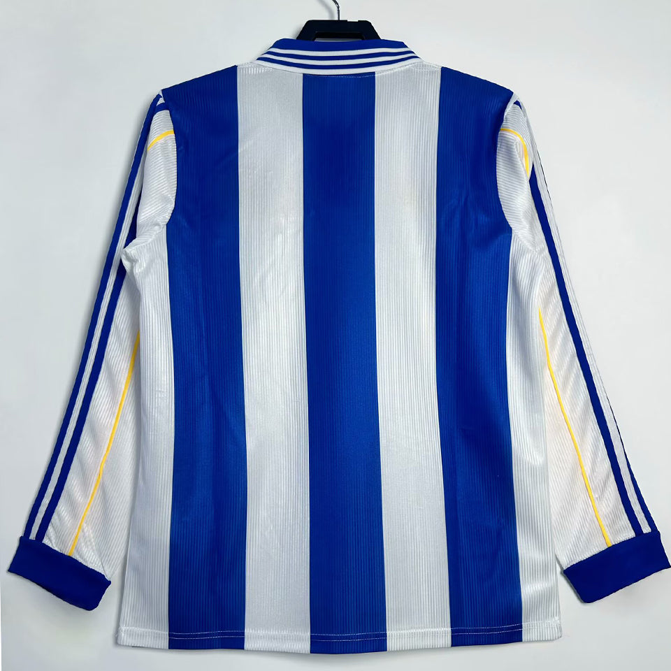 jersey 1999/2000 deportivo la coruna local manga larga versión fan retro