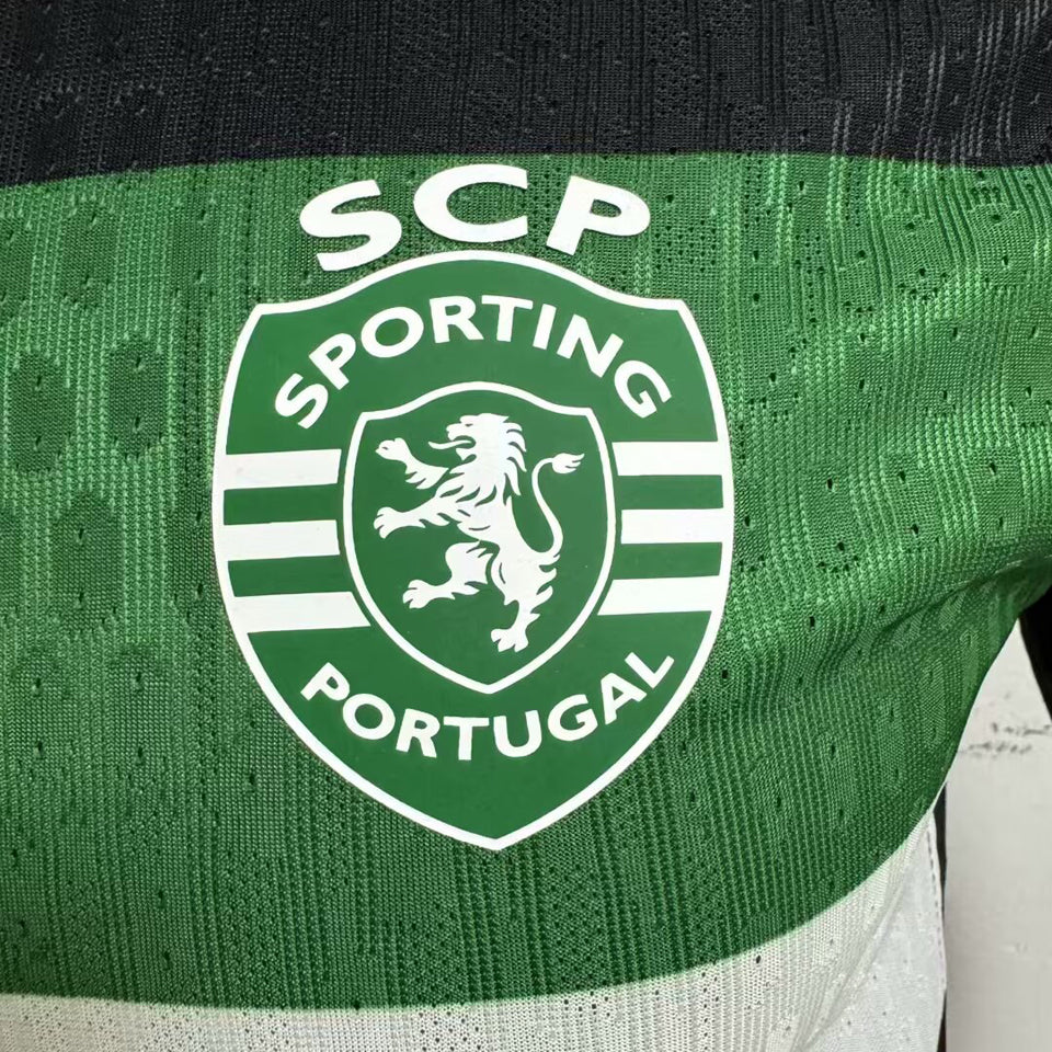jersey 2024/25 sporting cp lisbon local manga corta versión jugador