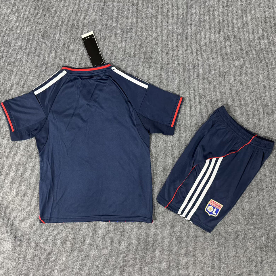Jersey 2025/26 Lyon Visitante Manga corta Niño