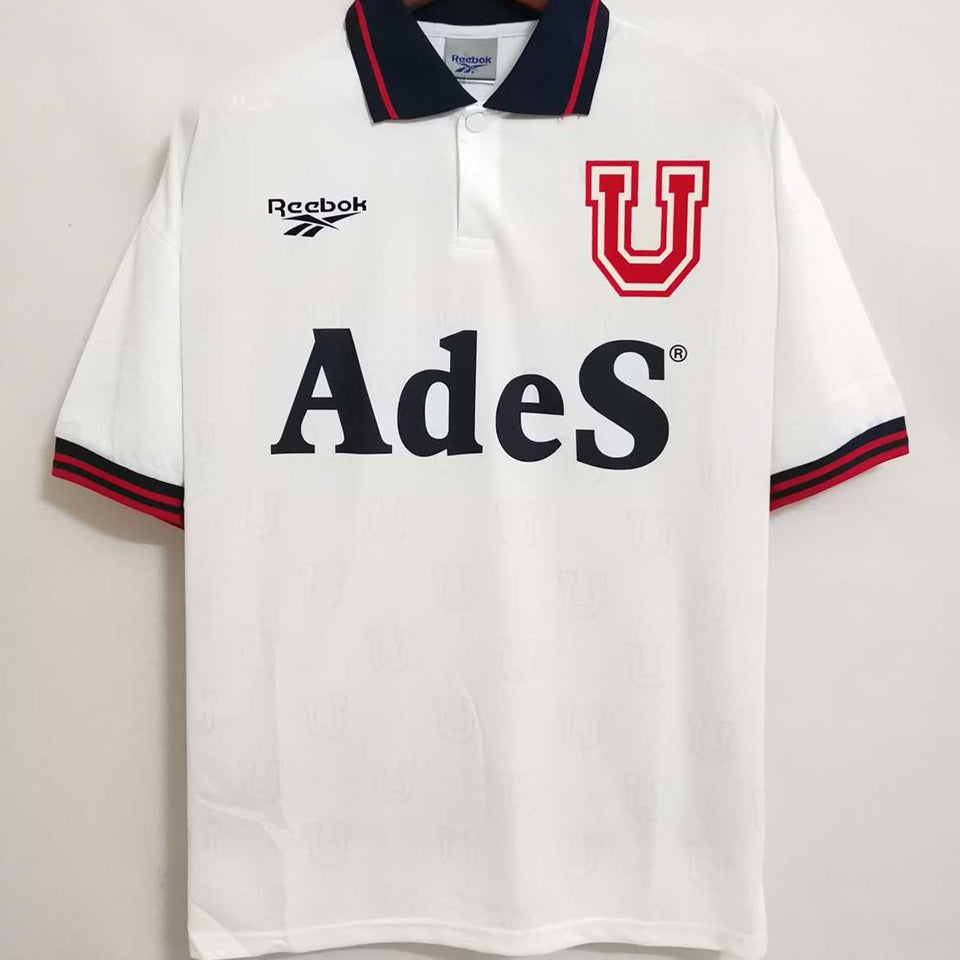 jersey 1998 universidad de chile visitante manga corta versión fan retro