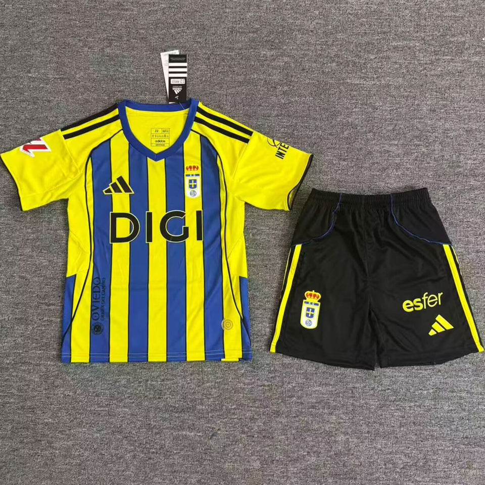 Jersey 2025/26 Real Oviedo Visitante Manga corta Niño