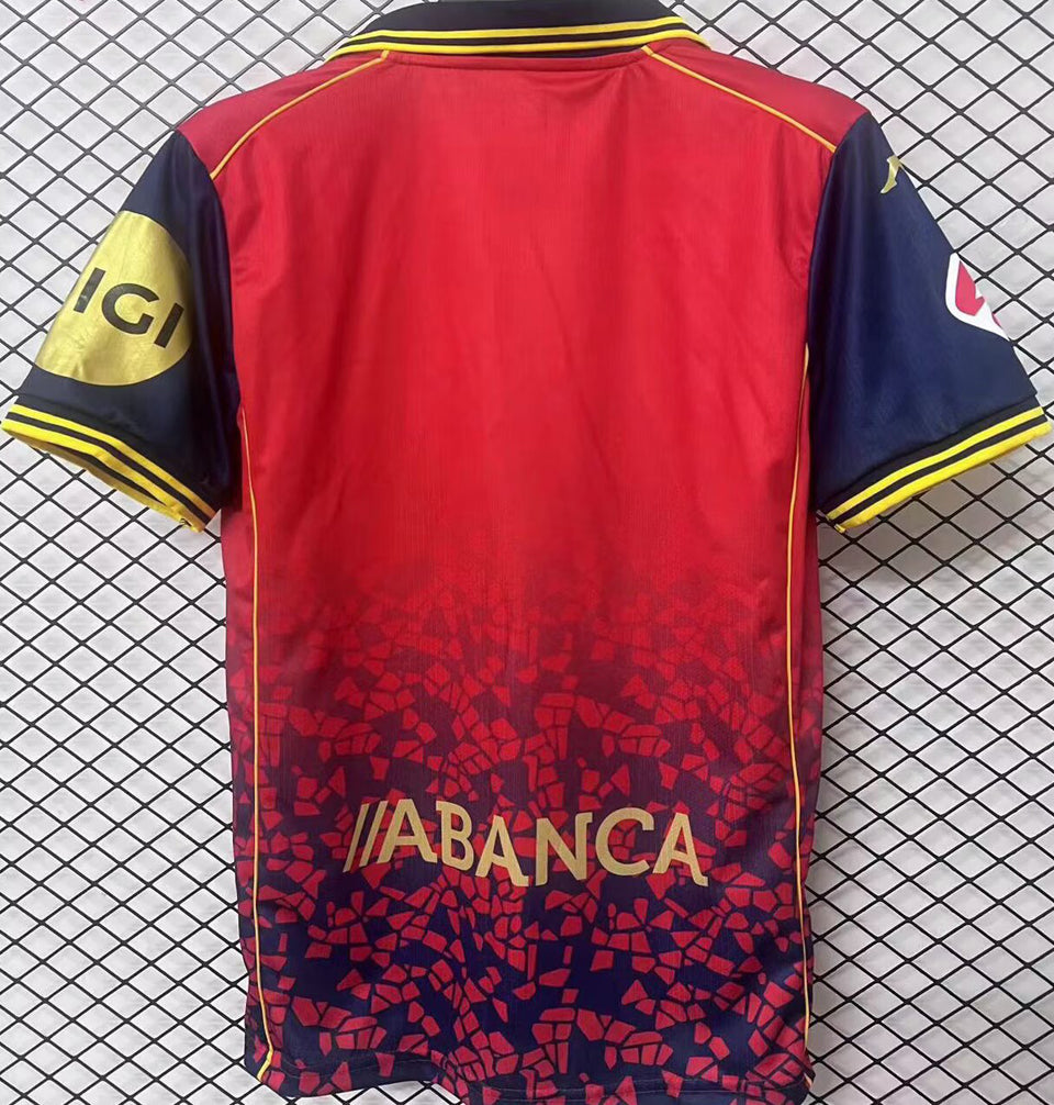 Jersey 2025/26 Deportivo La Coruna Visitante Manga corta Versión Fan