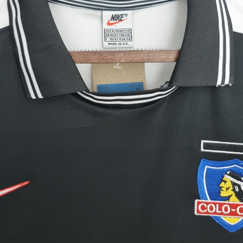 jersey 1999 colo-colo visitante manga corta versión fan retro