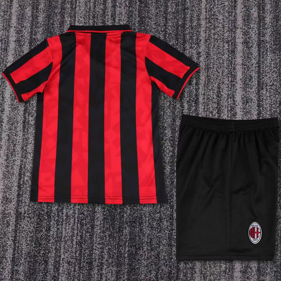 Jersey 1993/94 AC Milan Local Manga corta Niño Retro