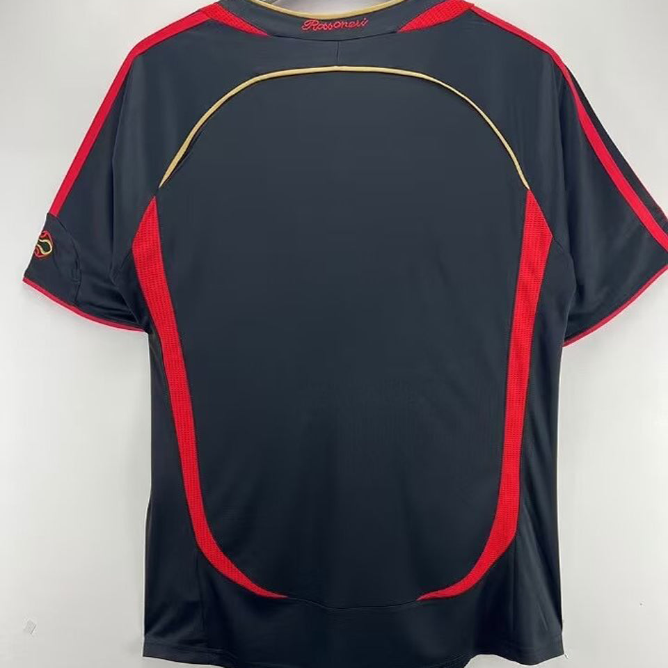 jersey 2006/07 ac milan tercero manga corta versión fan retro