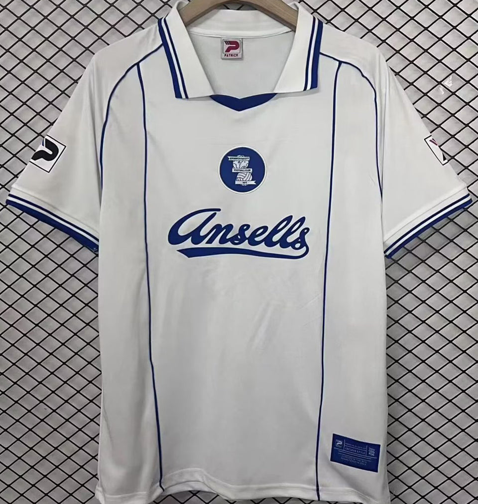 jersey 1984/1985 birmingham visitante manga corta versión fan retro