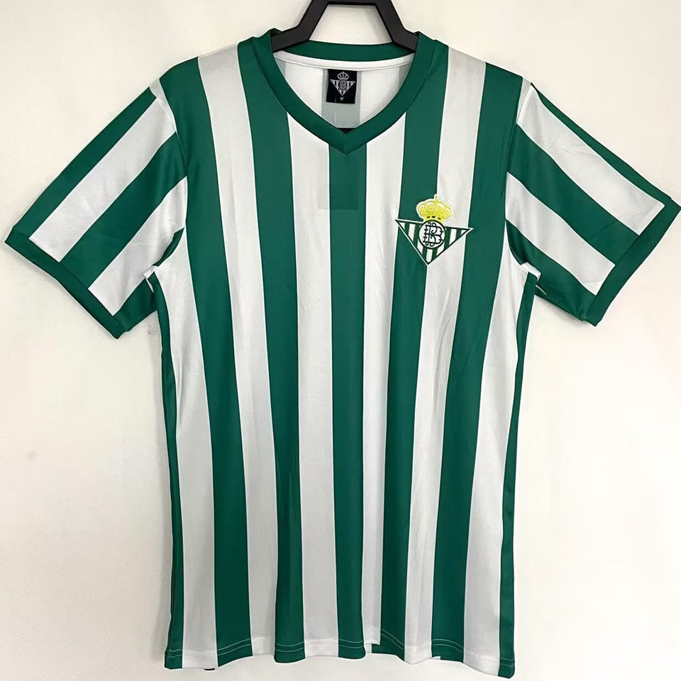 Jersey 1976/1977 R BTS Local Manga corta Versión Fan Retro