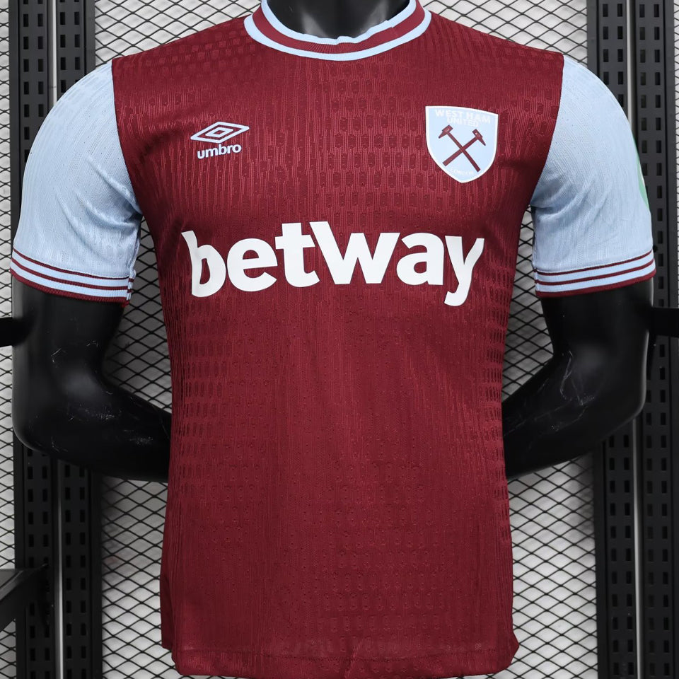 Jersey 2024/25 West Ham Local Manga corta Versión Jugador