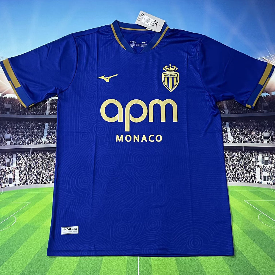 Jersey 2025/26 Monaco Visitante Manga corta Versión Fan