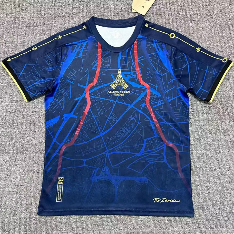 jersey 2025/26 psg especial manga corta versión fan