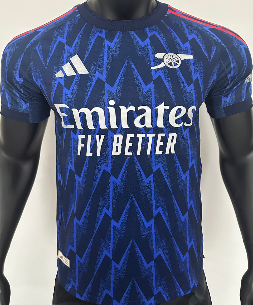 jersey 2025/26 arsenal visitante manga corta versión jugador