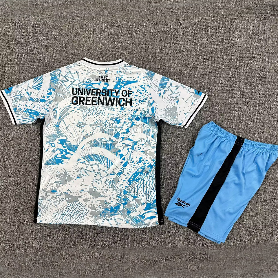 Jersey 2025/26 Charlton Athletic Visitante Manga corta Niño