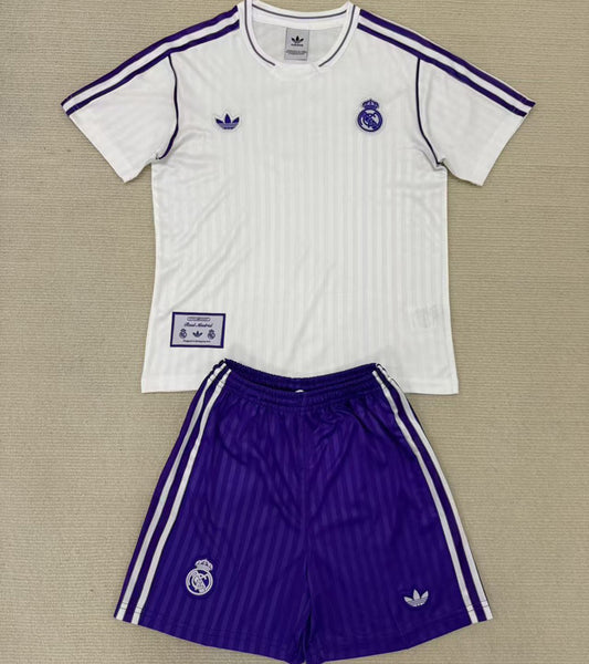 Jersey 2025 Real Madrid Especial Manga corta Niño Retro