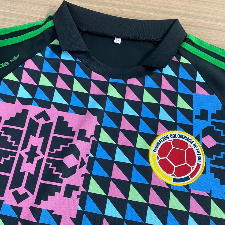 1990 colombia especial versión fan selecciones retro