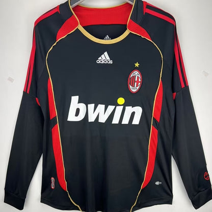 Jersey 2006/07 AC Milan Tercero Manga larga Versión Fan Retro
