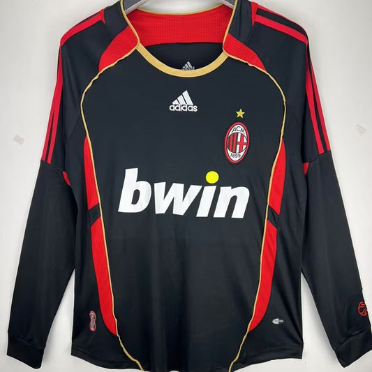 Jersey 2006/07 AC Milan Tercero Manga larga Versión Fan Retro