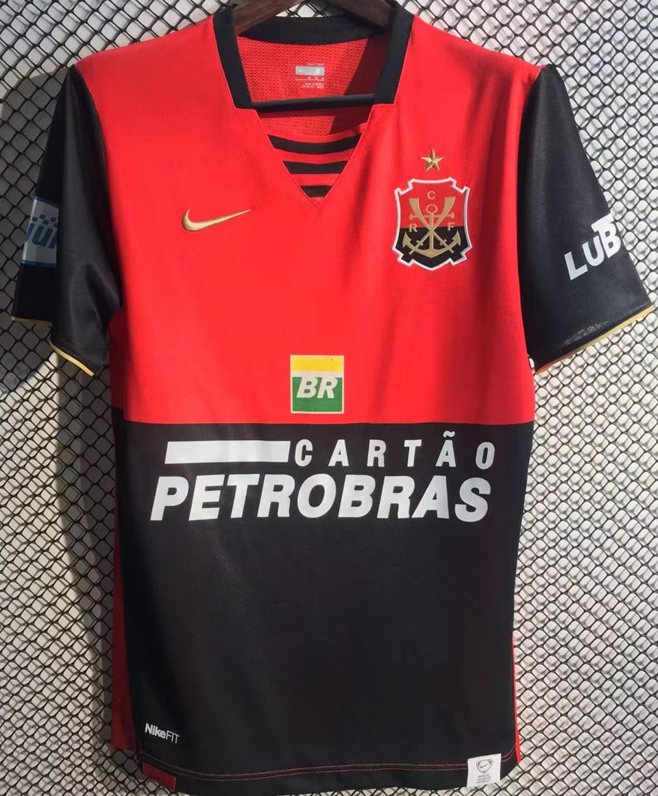jersey 2008/09 flamengo tercero manga corta versión fan retro