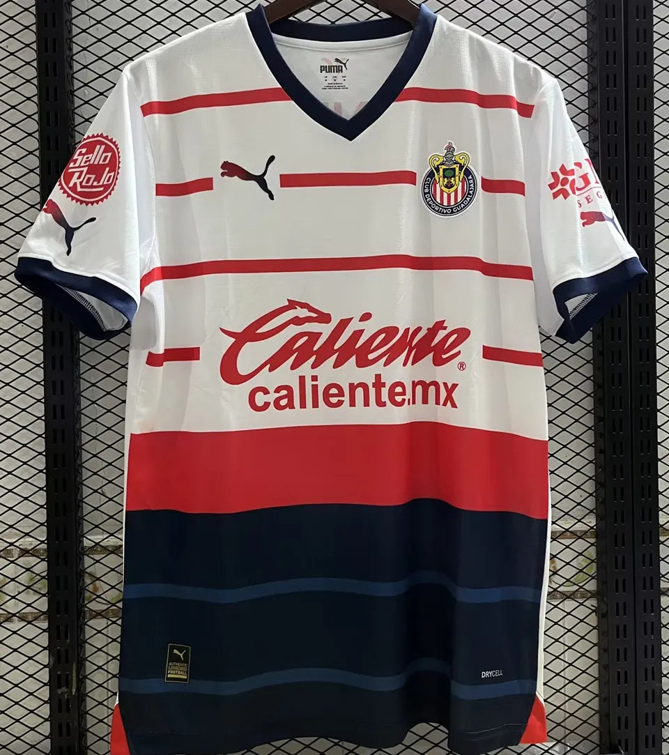 Jersey 2023/24 Chivas Visitante Manga corta Versión Fan