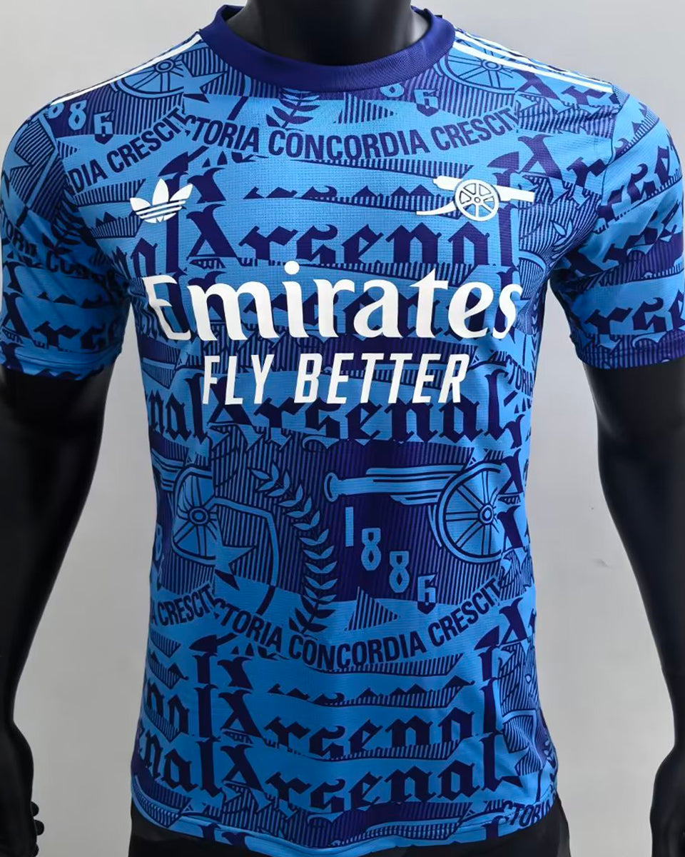 jersey 2025 arsenal especial manga corta versión jugador
