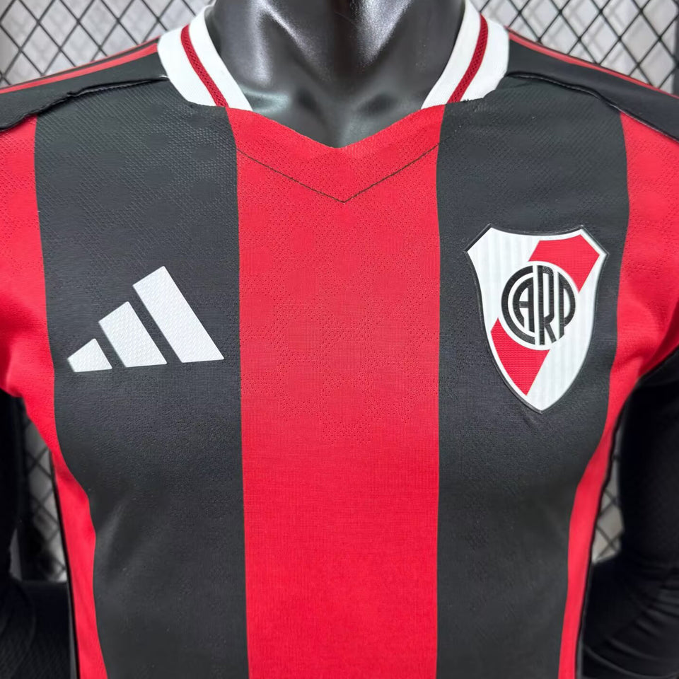 jersey 2025/26 river plate visitante manga larga versión jugador