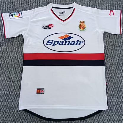 Jersey 2001/2002 Mallorca Visitante Manga corta Versión Fan Retro