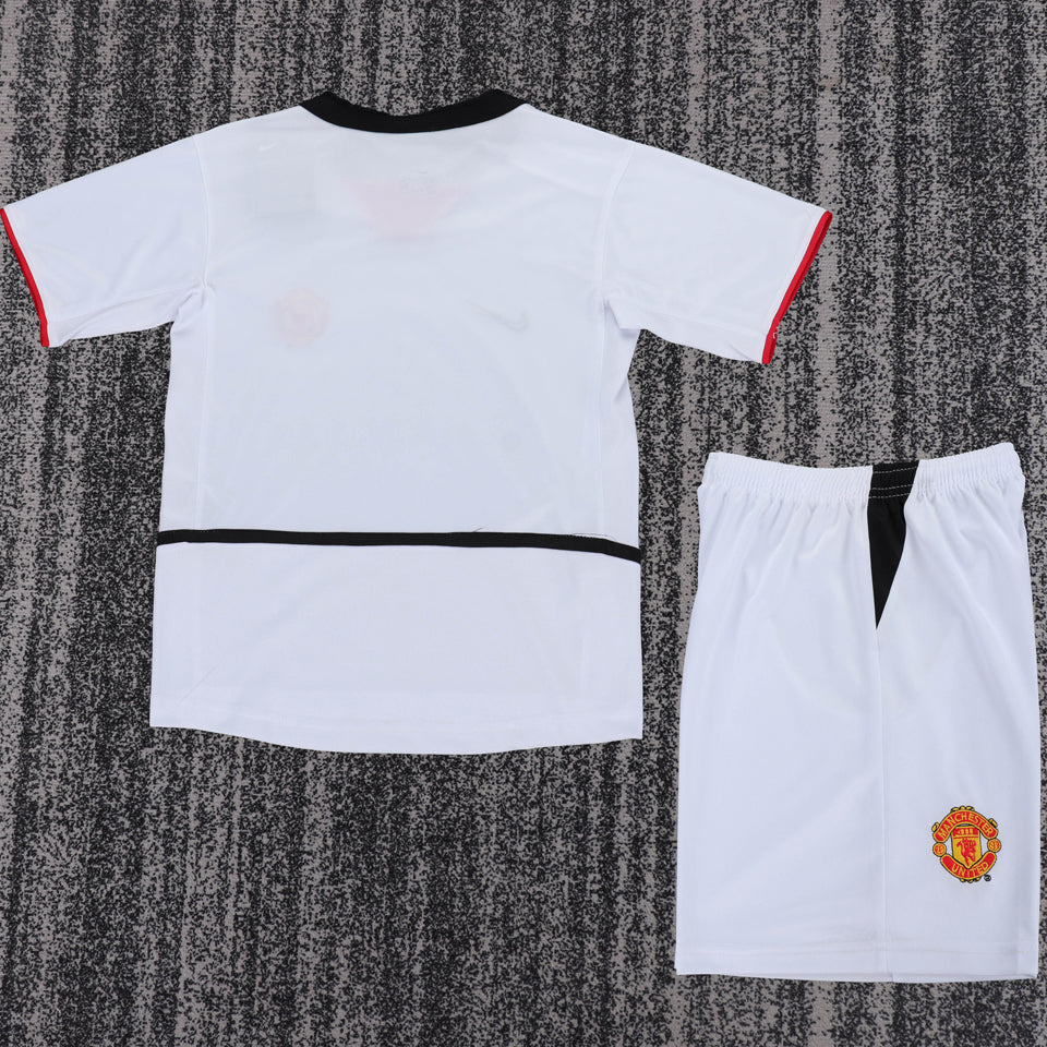 jersey 2002/2003 manchester united visitante manga corta niño retro