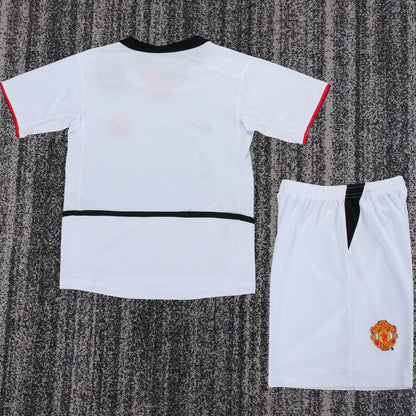 Jersey 2002/2003 Manchester United Visitante Manga corta Niño Retro