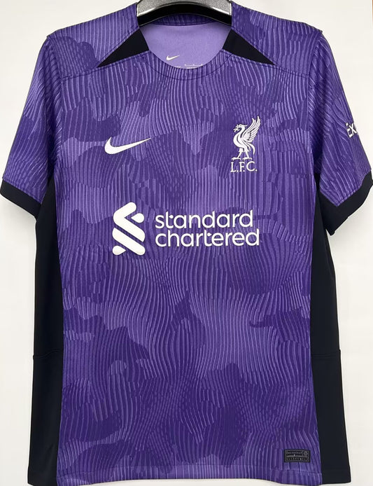 Jersey 2023/24 Liverpool Tercero Manga corta Versión Fan