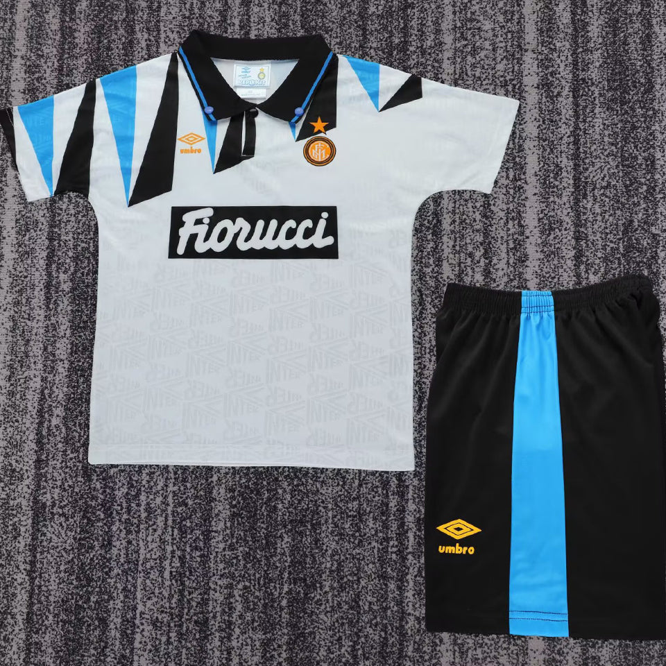 jersey 1992/1994 inter milan visitante manga corta niño retro
