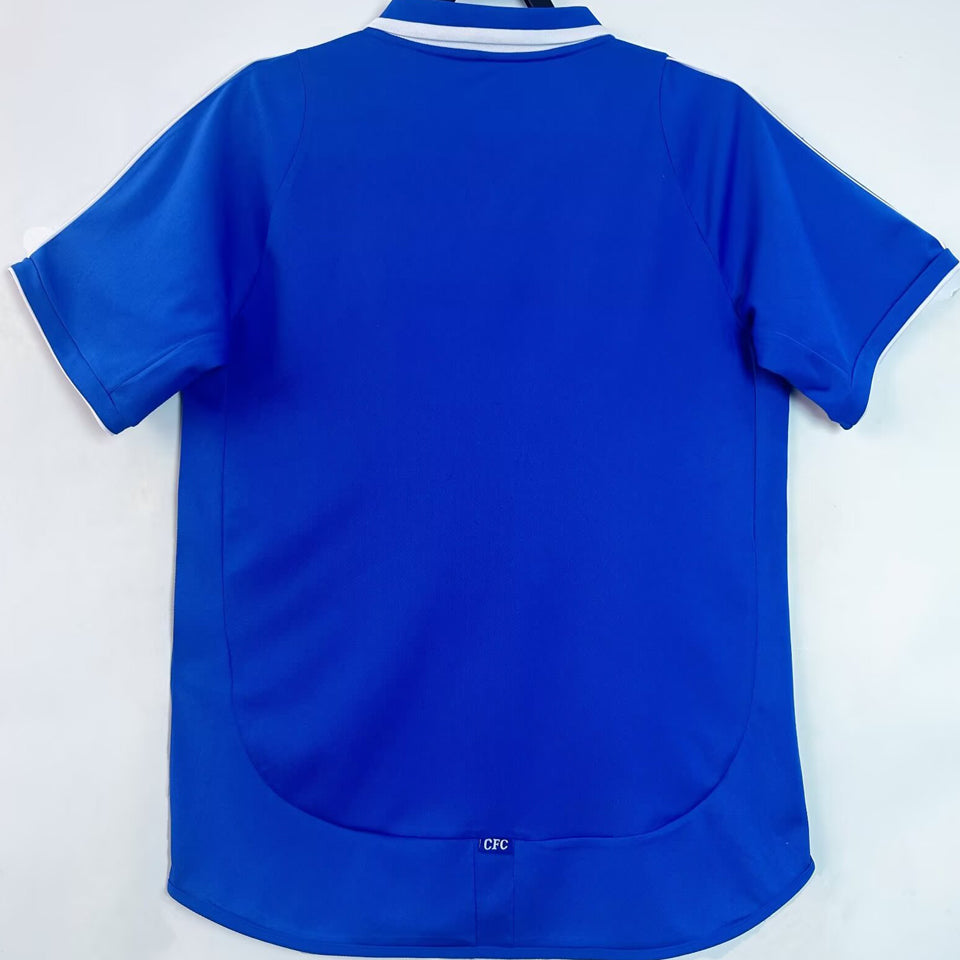 Jersey 2001/03 Chelsea Local Manga corta Versión Fan Retro