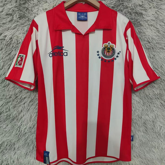 Jersey 2003/2004 Chivas Local Manga corta Versión Fan Retro