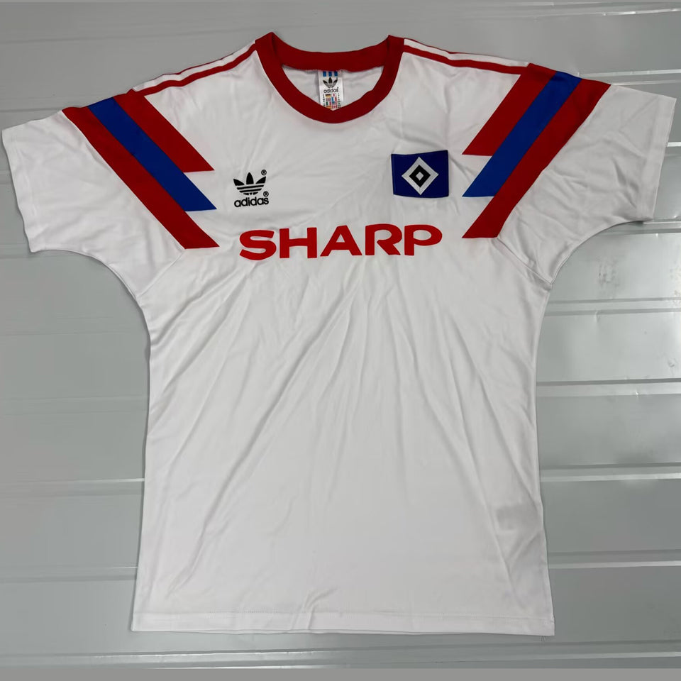 Jersey 1990/1991 Hamburger Local Manga corta Versión Fan Retro
