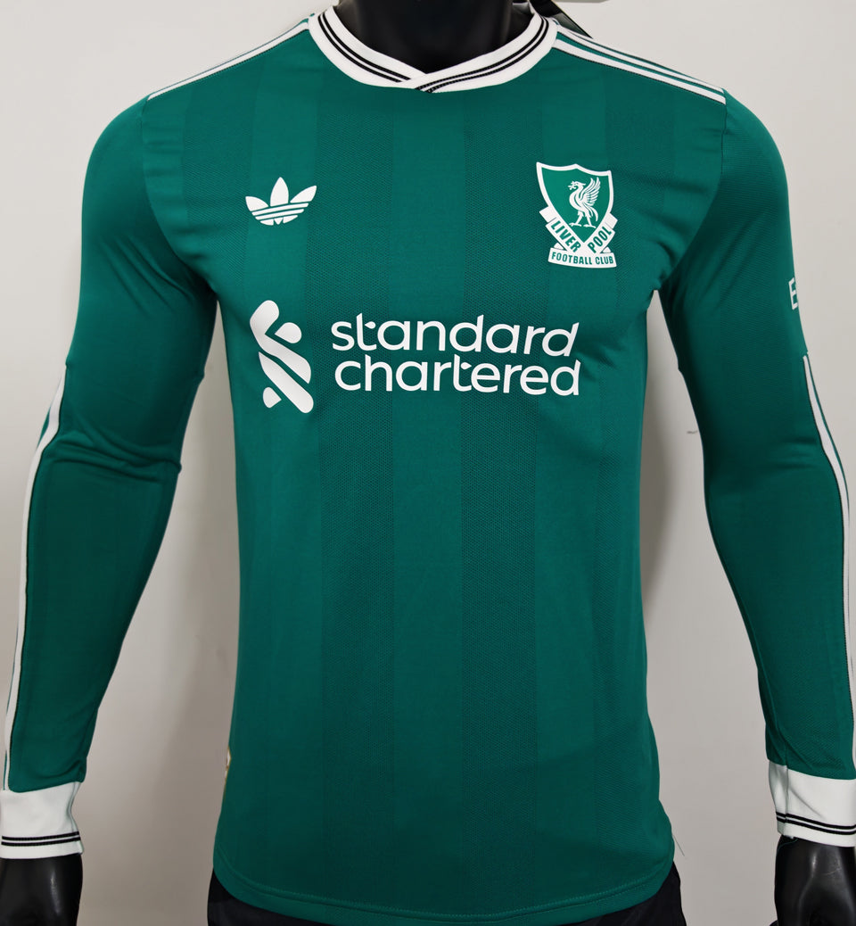 Jersey 2025/26 Liverpool Tercero Manga larga Versión Jugador