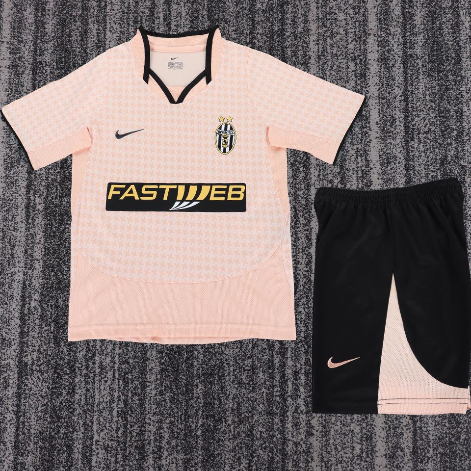jersey 2003/2004 juventus visitante manga corta niño retro