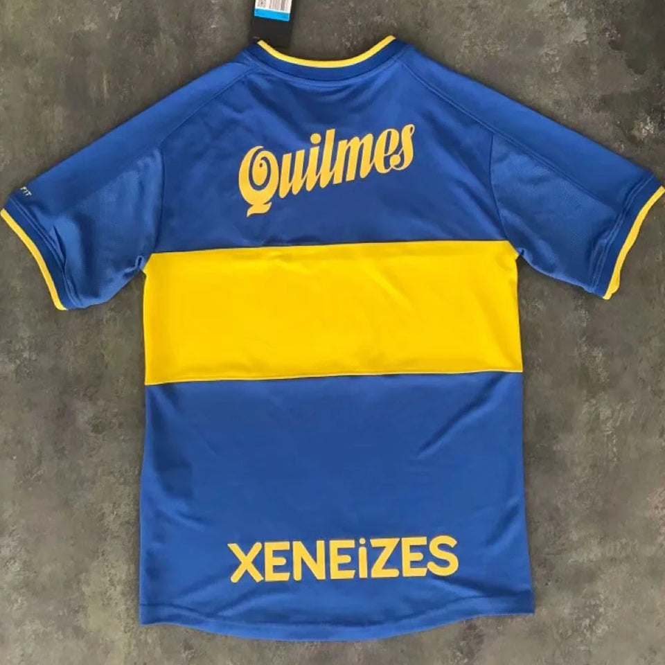jersey 1999/2000 boca junior local manga corta versión fan retro