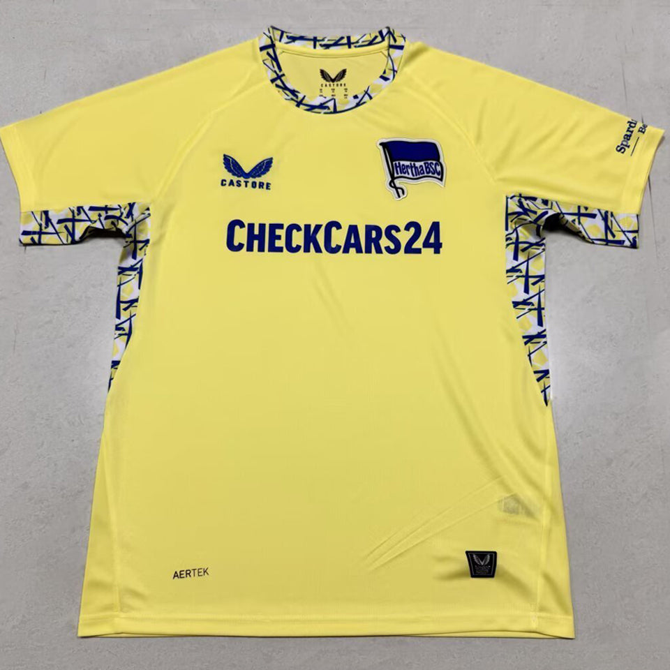 jersey 2025/26 hertha bsc visitante manga corta versión fan