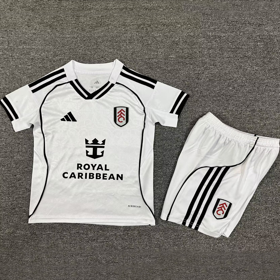 Jersey 2025/26 Fulham Local Manga corta Niño