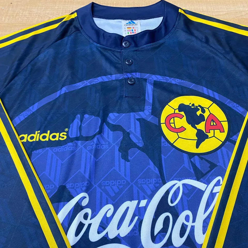 Jersey 1998/99 Club America Visitante Manga larga Versión Fan Retro