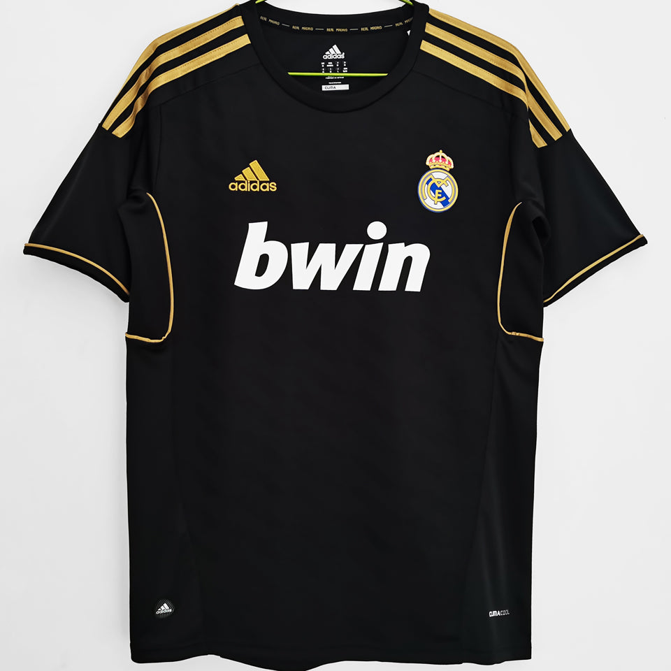 jersey 2011/12 real madrid visitante manga corta versión fan retro