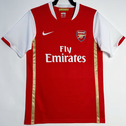 Jersey 2006/07 Arsenal Local Manga corta Versión Fan Retro