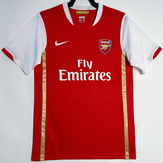 Jersey 2006/07 Arsenal Local Manga corta Versión Fan Retro