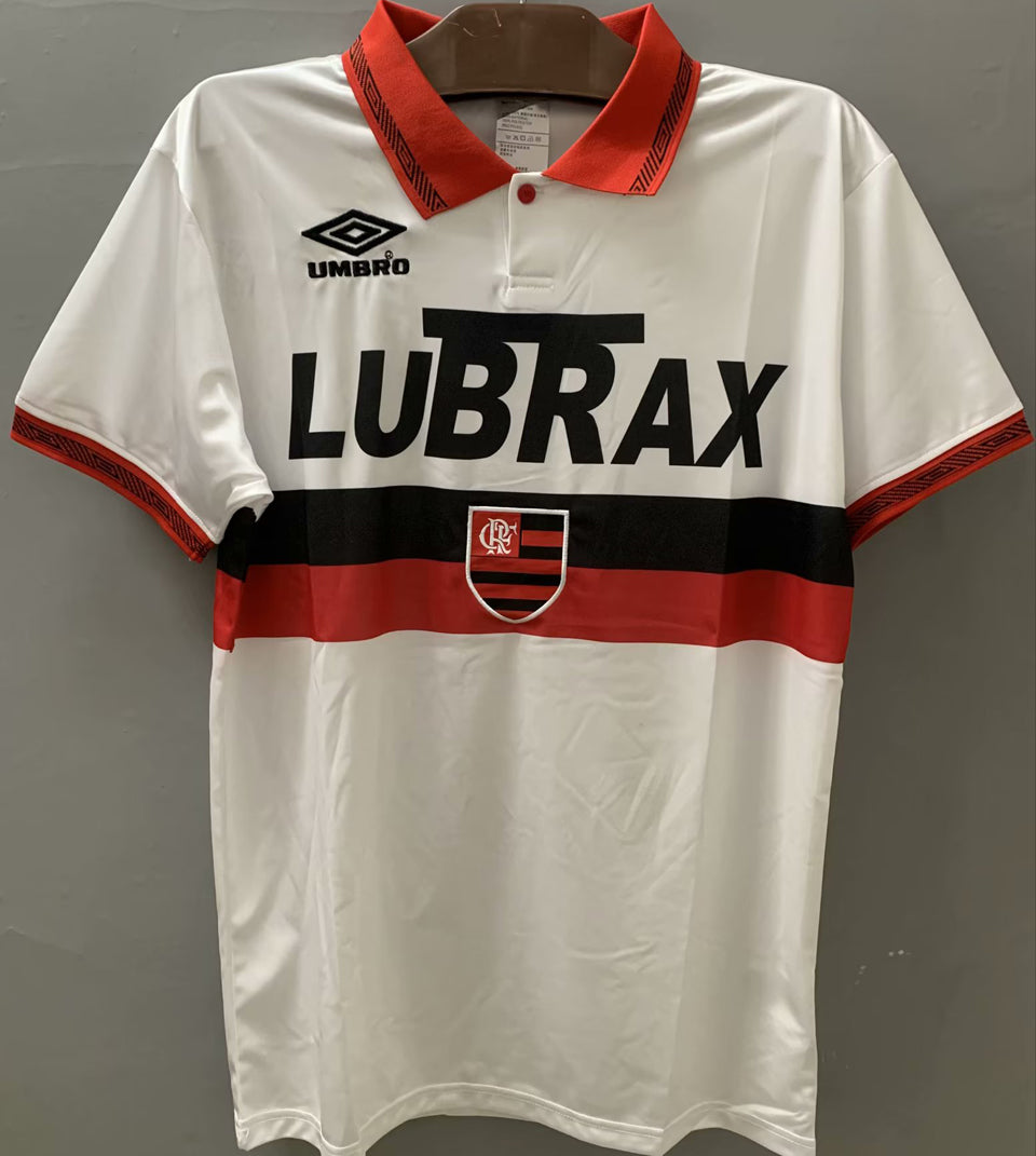 jersey 1994 flamengo visitante manga corta versión fan retro