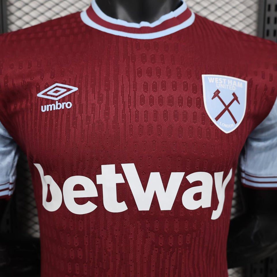 Jersey 2024/25 West Ham Local Manga corta Versión Jugador