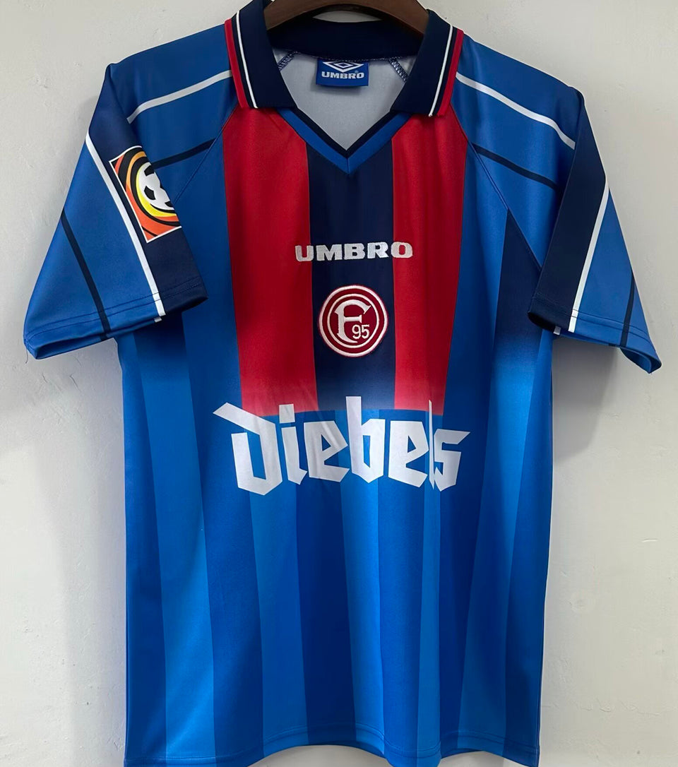 jersey 1998 fortuna dusseldorf visitante manga corta versión fan retro
