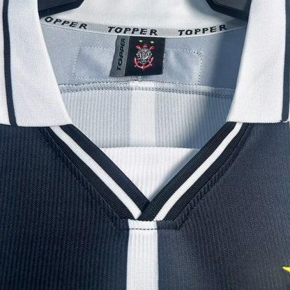Jersey 1999 Corinthians Visitante Manga corta Versión Fan Retro