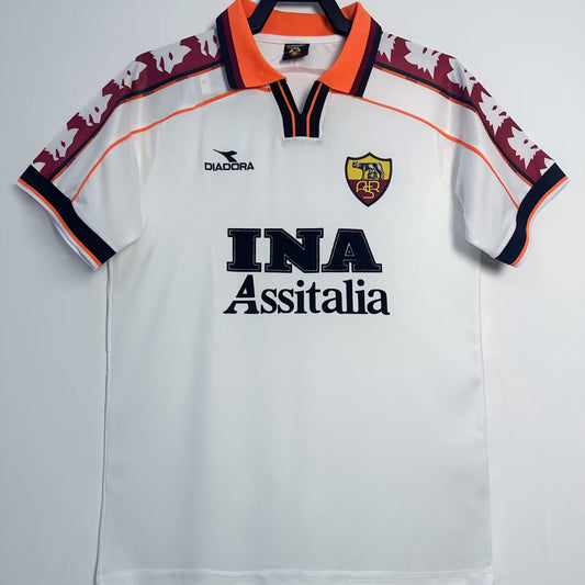 Jersey 1998/99 Roma Visitante Manga corta Versión Fan Retro