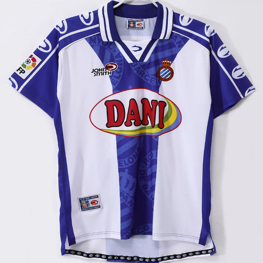 Jersey 1999/2000 Espanyol Local Manga corta Versión Fan Retro